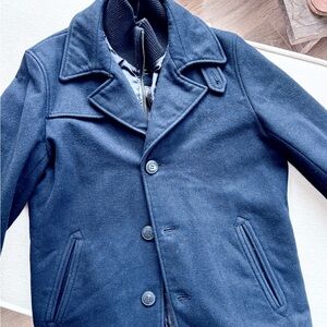 Jack & Jones Deep Blue Peacoat